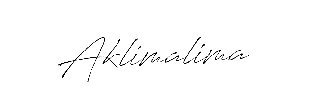 How to make Aklimalima signature? Antro_Vectra is a professional autograph style. Create handwritten signature for Aklimalima name. Aklimalima signature style 6 images and pictures png