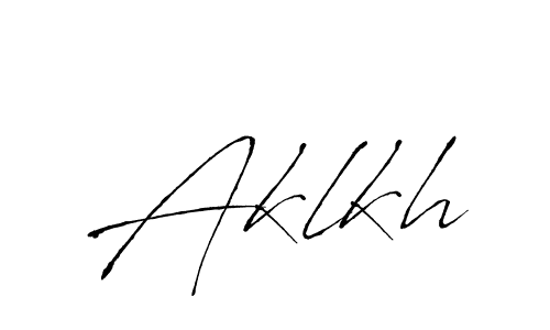 Similarly Antro_Vectra is the best handwritten signature design. Signature creator online .You can use it as an online autograph creator for name Aklkh. Aklkh signature style 6 images and pictures png