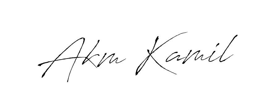 Once you've used our free online signature maker to create your best signature Antro_Vectra style, it's time to enjoy all of the benefits that Akm Kamil name signing documents. Akm Kamil signature style 6 images and pictures png