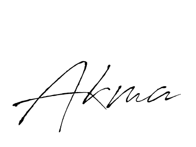 if you are searching for the best signature style for your name Akma. so please give up your signature search. here we have designed multiple signature styles  using Antro_Vectra. Akma signature style 6 images and pictures png