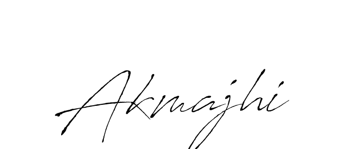 Make a beautiful signature design for name Akmajhi. With this signature (Antro_Vectra) style, you can create a handwritten signature for free. Akmajhi signature style 6 images and pictures png