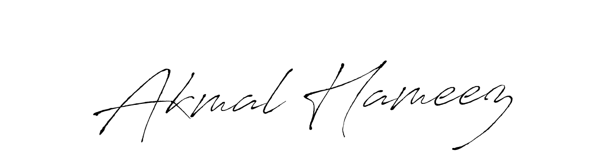 The best way (Antro_Vectra) to make a short signature is to pick only two or three words in your name. The name Akmal Hameez include a total of six letters. For converting this name. Akmal Hameez signature style 6 images and pictures png