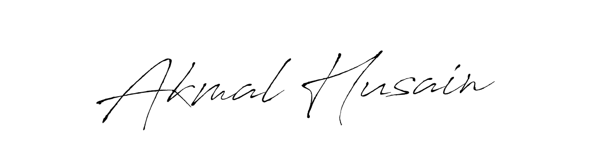 You should practise on your own different ways (Antro_Vectra) to write your name (Akmal Husain) in signature. don't let someone else do it for you. Akmal Husain signature style 6 images and pictures png