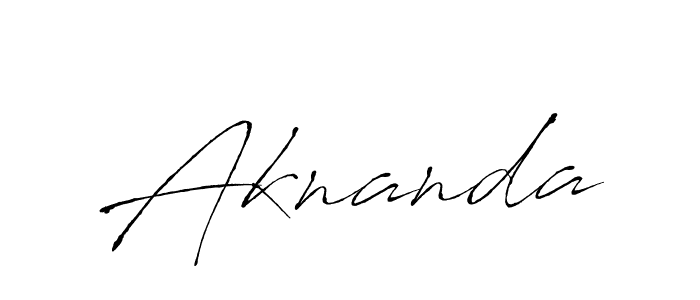Once you've used our free online signature maker to create your best signature Antro_Vectra style, it's time to enjoy all of the benefits that Aknanda name signing documents. Aknanda signature style 6 images and pictures png