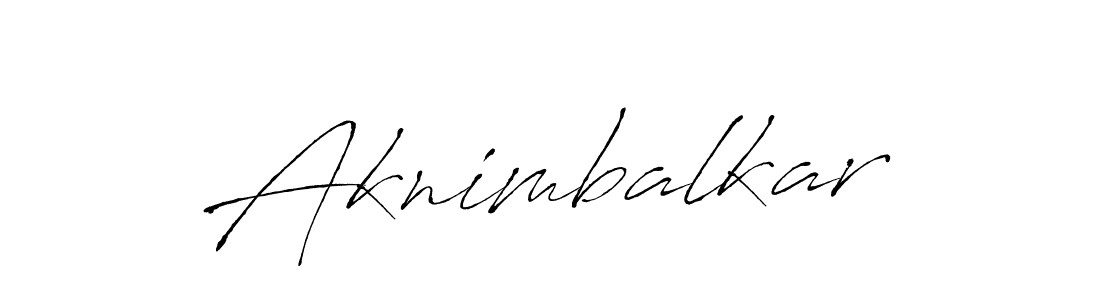 Also we have Aknimbalkar name is the best signature style. Create professional handwritten signature collection using Antro_Vectra autograph style. Aknimbalkar signature style 6 images and pictures png