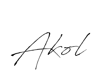 You should practise on your own different ways (Antro_Vectra) to write your name (Akol) in signature. don't let someone else do it for you. Akol signature style 6 images and pictures png