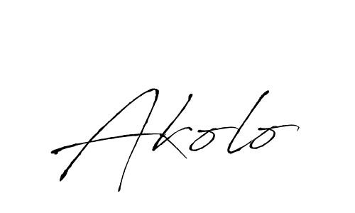 Also You can easily find your signature by using the search form. We will create Akolo name handwritten signature images for you free of cost using Antro_Vectra sign style. Akolo signature style 6 images and pictures png