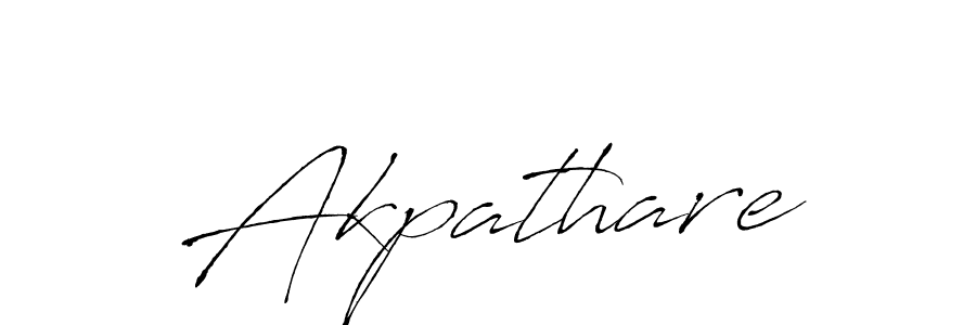 Also we have Akpathare name is the best signature style. Create professional handwritten signature collection using Antro_Vectra autograph style. Akpathare signature style 6 images and pictures png