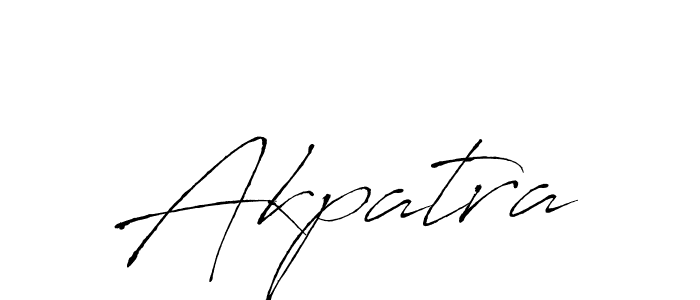Antro_Vectra is a professional signature style that is perfect for those who want to add a touch of class to their signature. It is also a great choice for those who want to make their signature more unique. Get Akpatra name to fancy signature for free. Akpatra signature style 6 images and pictures png