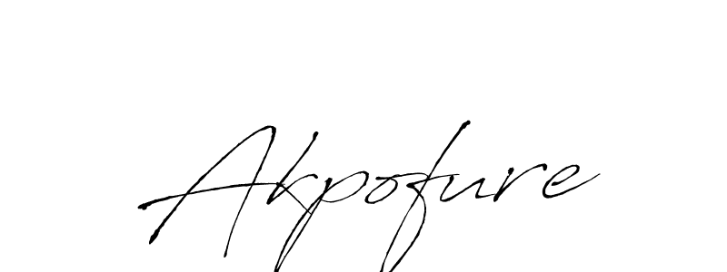 Use a signature maker to create a handwritten signature online. With this signature software, you can design (Antro_Vectra) your own signature for name Akpofure. Akpofure signature style 6 images and pictures png
