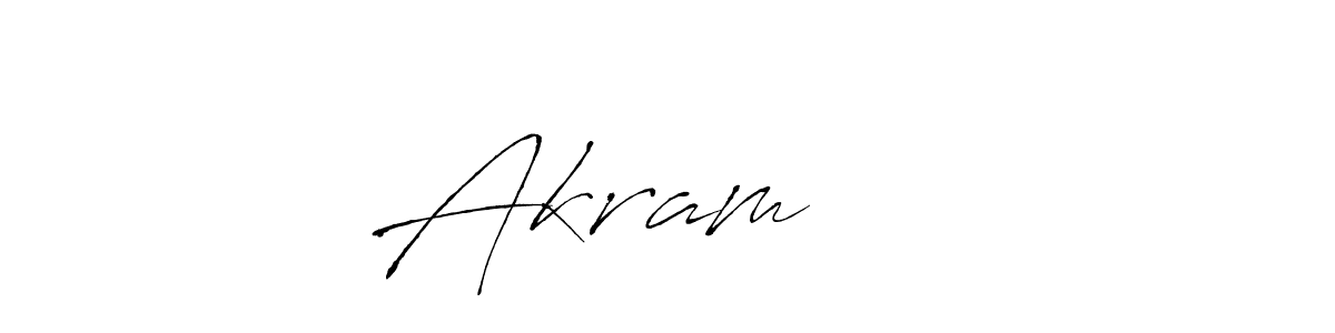 Create a beautiful signature design for name Akram خان. With this signature (Antro_Vectra) fonts, you can make a handwritten signature for free. Akram خان signature style 6 images and pictures png