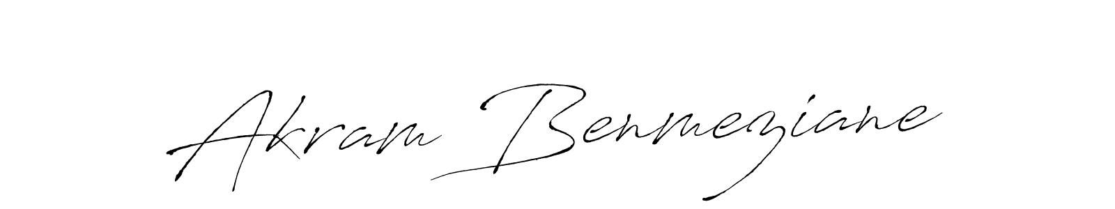 This is the best signature style for the Akram Benmeziane name. Also you like these signature font (Antro_Vectra). Mix name signature. Akram Benmeziane signature style 6 images and pictures png