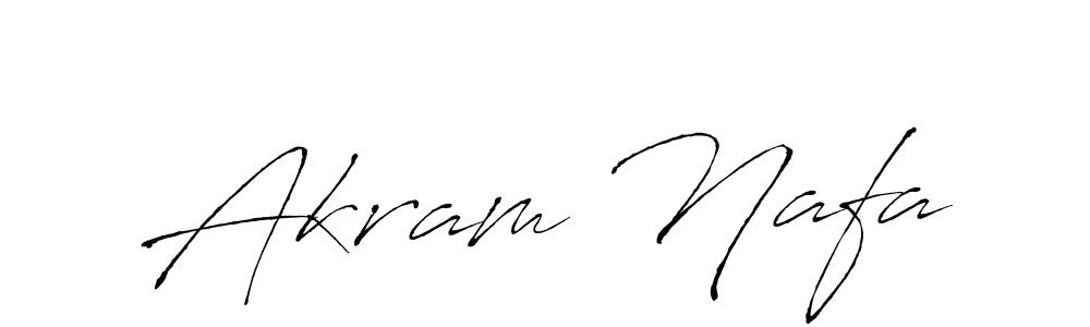 Make a beautiful signature design for name Akram Nafa. With this signature (Antro_Vectra) style, you can create a handwritten signature for free. Akram Nafa signature style 6 images and pictures png