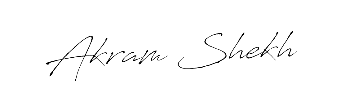 Use a signature maker to create a handwritten signature online. With this signature software, you can design (Antro_Vectra) your own signature for name Akram Shekh. Akram Shekh signature style 6 images and pictures png