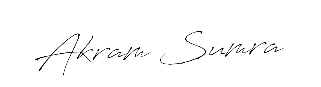 Antro_Vectra is a professional signature style that is perfect for those who want to add a touch of class to their signature. It is also a great choice for those who want to make their signature more unique. Get Akram Sumra name to fancy signature for free. Akram Sumra signature style 6 images and pictures png