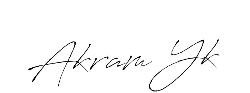 It looks lik you need a new signature style for name Akram Yk. Design unique handwritten (Antro_Vectra) signature with our free signature maker in just a few clicks. Akram Yk signature style 6 images and pictures png