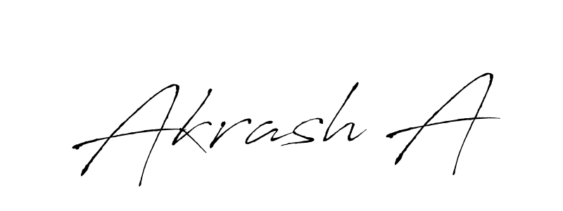 Best and Professional Signature Style for Akrash A. Antro_Vectra Best Signature Style Collection. Akrash A signature style 6 images and pictures png
