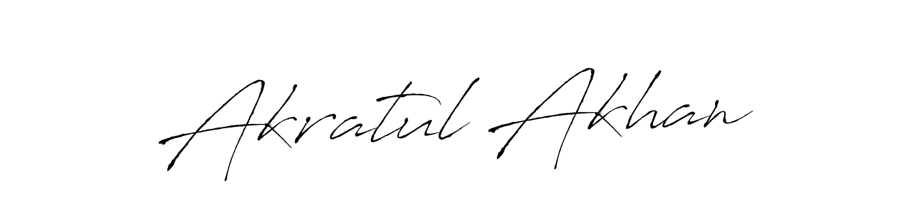 Also You can easily find your signature by using the search form. We will create Akratul Akhan name handwritten signature images for you free of cost using Antro_Vectra sign style. Akratul Akhan signature style 6 images and pictures png