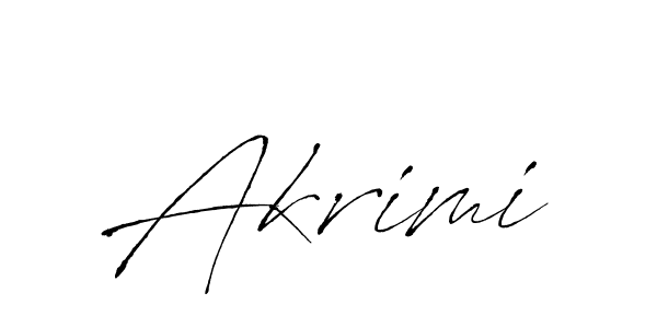 Make a beautiful signature design for name Akrimi. Use this online signature maker to create a handwritten signature for free. Akrimi signature style 6 images and pictures png