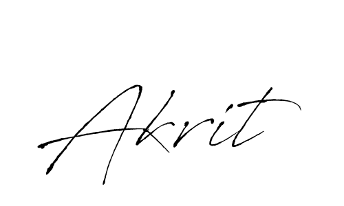 You should practise on your own different ways (Antro_Vectra) to write your name (Akrit) in signature. don't let someone else do it for you. Akrit signature style 6 images and pictures png