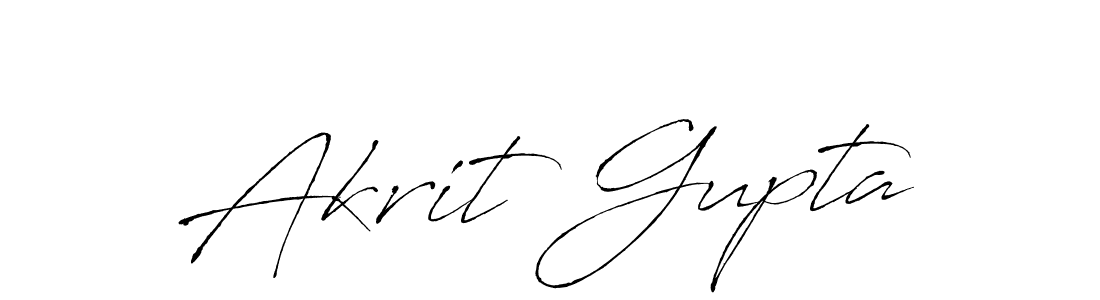 Akrit Gupta stylish signature style. Best Handwritten Sign (Antro_Vectra) for my name. Handwritten Signature Collection Ideas for my name Akrit Gupta. Akrit Gupta signature style 6 images and pictures png