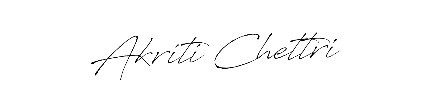 You should practise on your own different ways (Antro_Vectra) to write your name (Akriti Chettri) in signature. don't let someone else do it for you. Akriti Chettri signature style 6 images and pictures png