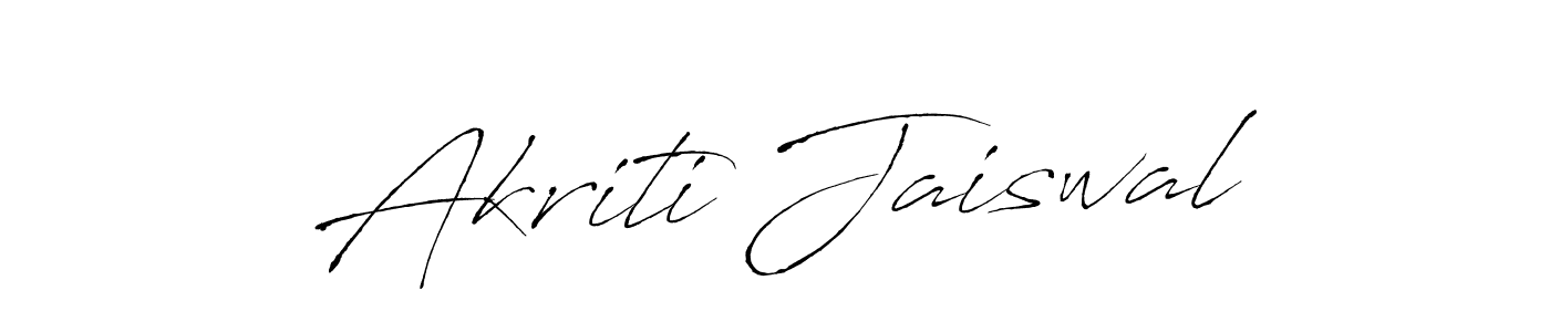 Use a signature maker to create a handwritten signature online. With this signature software, you can design (Antro_Vectra) your own signature for name Akriti Jaiswal. Akriti Jaiswal signature style 6 images and pictures png