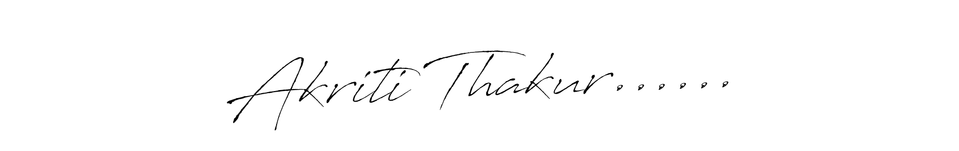 Make a beautiful signature design for name Akriti Thakur....... Use this online signature maker to create a handwritten signature for free. Akriti Thakur...... signature style 6 images and pictures png