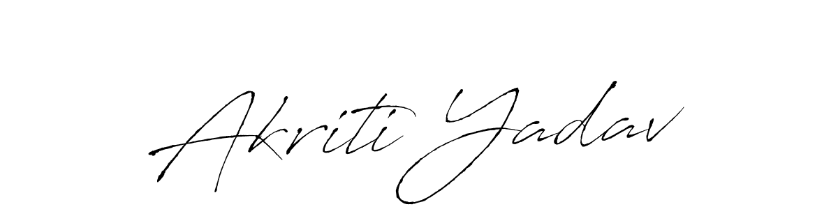 Similarly Antro_Vectra is the best handwritten signature design. Signature creator online .You can use it as an online autograph creator for name Akriti Yadav. Akriti Yadav signature style 6 images and pictures png