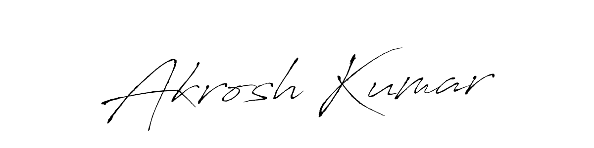 Make a beautiful signature design for name Akrosh Kumar. Use this online signature maker to create a handwritten signature for free. Akrosh Kumar signature style 6 images and pictures png