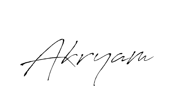 Make a beautiful signature design for name Akryam. Use this online signature maker to create a handwritten signature for free. Akryam signature style 6 images and pictures png
