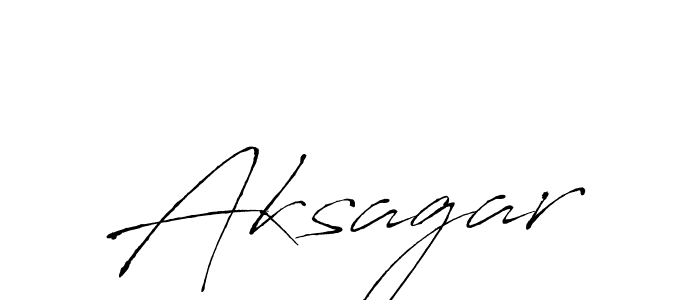 Create a beautiful signature design for name Aksagar. With this signature (Antro_Vectra) fonts, you can make a handwritten signature for free. Aksagar signature style 6 images and pictures png