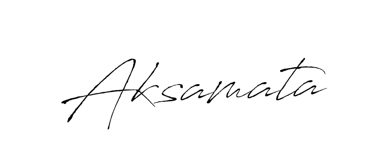 You should practise on your own different ways (Antro_Vectra) to write your name (Aksamata) in signature. don't let someone else do it for you. Aksamata signature style 6 images and pictures png