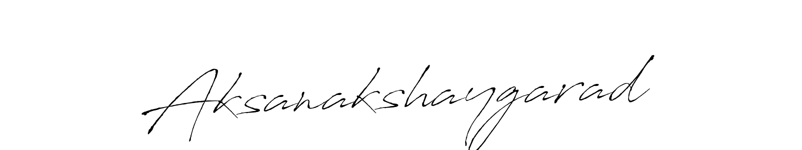 Create a beautiful signature design for name Aksanakshaygarad. With this signature (Antro_Vectra) fonts, you can make a handwritten signature for free. Aksanakshaygarad signature style 6 images and pictures png