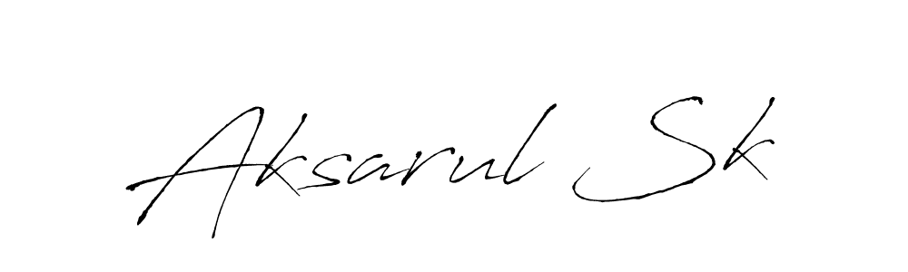 Design your own signature with our free online signature maker. With this signature software, you can create a handwritten (Antro_Vectra) signature for name Aksarul Sk. Aksarul Sk signature style 6 images and pictures png