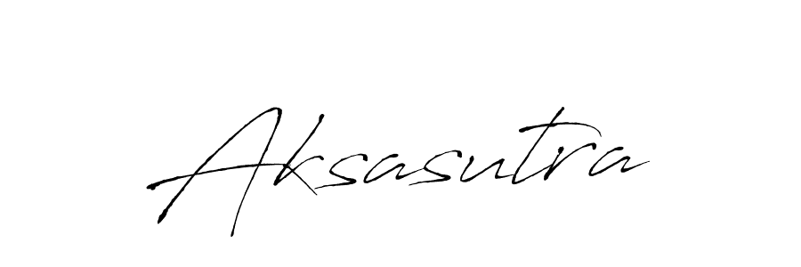 Create a beautiful signature design for name Aksasutra. With this signature (Antro_Vectra) fonts, you can make a handwritten signature for free. Aksasutra signature style 6 images and pictures png