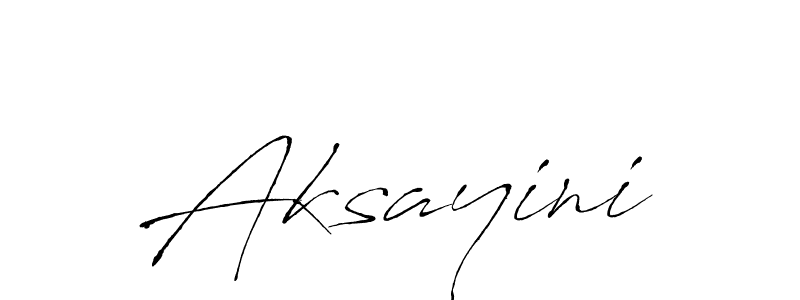 How to make Aksayini signature? Antro_Vectra is a professional autograph style. Create handwritten signature for Aksayini name. Aksayini signature style 6 images and pictures png