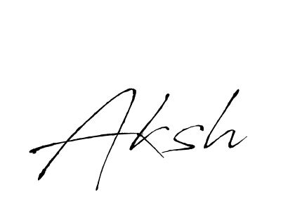 Antro_Vectra is a professional signature style that is perfect for those who want to add a touch of class to their signature. It is also a great choice for those who want to make their signature more unique. Get Aksh name to fancy signature for free. Aksh signature style 6 images and pictures png