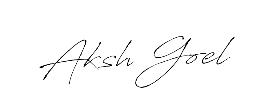 Make a beautiful signature design for name Aksh Goel. Use this online signature maker to create a handwritten signature for free. Aksh Goel signature style 6 images and pictures png