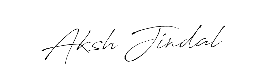 Aksh Jindal stylish signature style. Best Handwritten Sign (Antro_Vectra) for my name. Handwritten Signature Collection Ideas for my name Aksh Jindal. Aksh Jindal signature style 6 images and pictures png