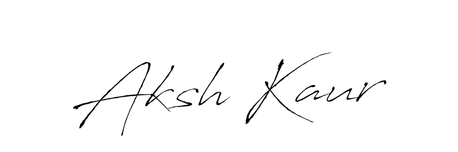 Also You can easily find your signature by using the search form. We will create Aksh Kaur name handwritten signature images for you free of cost using Antro_Vectra sign style. Aksh Kaur signature style 6 images and pictures png