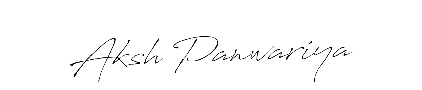 Also You can easily find your signature by using the search form. We will create Aksh Panwariya name handwritten signature images for you free of cost using Antro_Vectra sign style. Aksh Panwariya signature style 6 images and pictures png