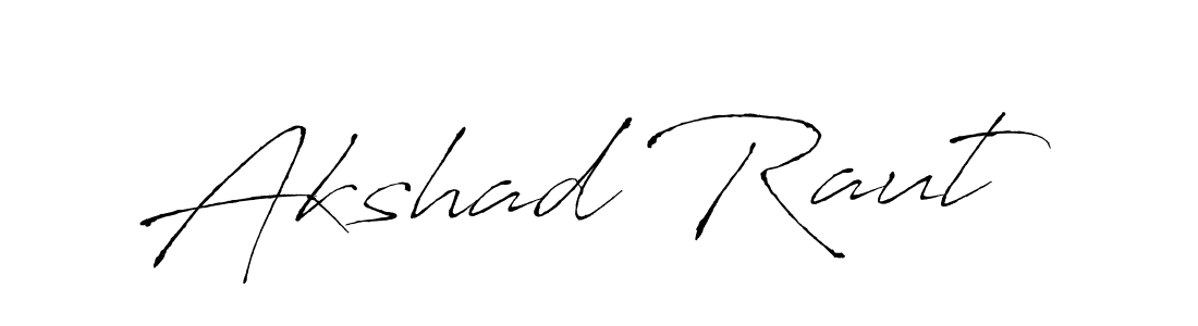 Use a signature maker to create a handwritten signature online. With this signature software, you can design (Antro_Vectra) your own signature for name Akshad Raut. Akshad Raut signature style 6 images and pictures png