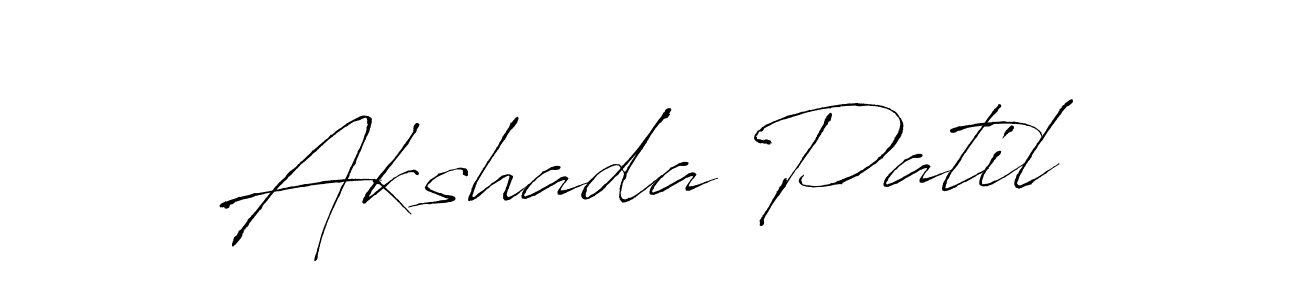 Create a beautiful signature design for name Akshada Patil. With this signature (Antro_Vectra) fonts, you can make a handwritten signature for free. Akshada Patil signature style 6 images and pictures png