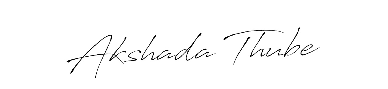 Also we have Akshada Thube name is the best signature style. Create professional handwritten signature collection using Antro_Vectra autograph style. Akshada Thube signature style 6 images and pictures png