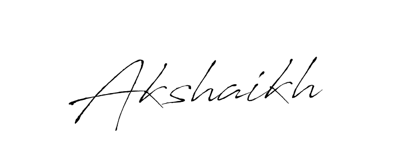This is the best signature style for the Akshaikh name. Also you like these signature font (Antro_Vectra). Mix name signature. Akshaikh signature style 6 images and pictures png