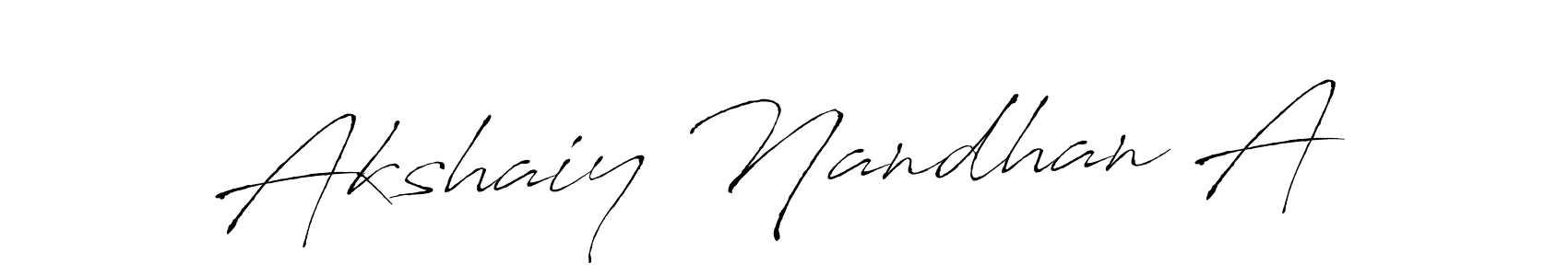 You can use this online signature creator to create a handwritten signature for the name Akshaiy Nandhan A. This is the best online autograph maker. Akshaiy Nandhan A signature style 6 images and pictures png