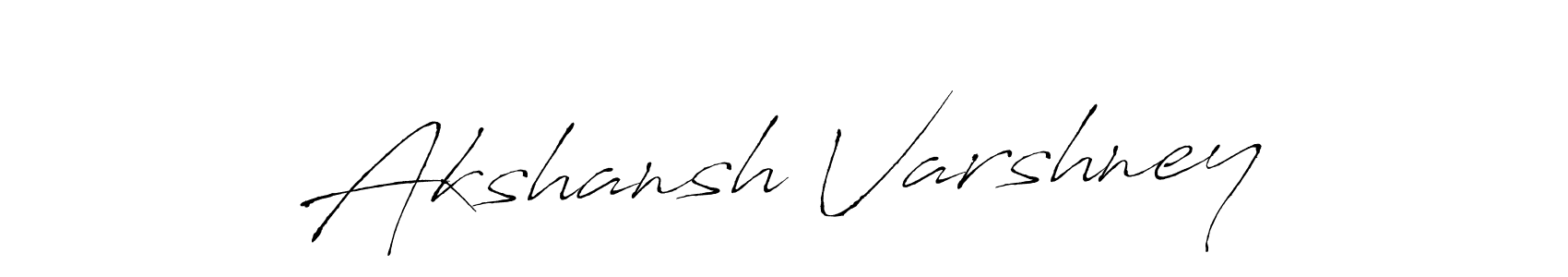 You can use this online signature creator to create a handwritten signature for the name Akshansh Varshney. This is the best online autograph maker. Akshansh Varshney signature style 6 images and pictures png