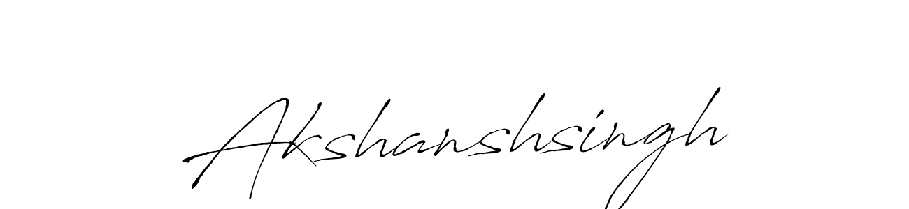 The best way (Antro_Vectra) to make a short signature is to pick only two or three words in your name. The name Akshanshsingh include a total of six letters. For converting this name. Akshanshsingh signature style 6 images and pictures png