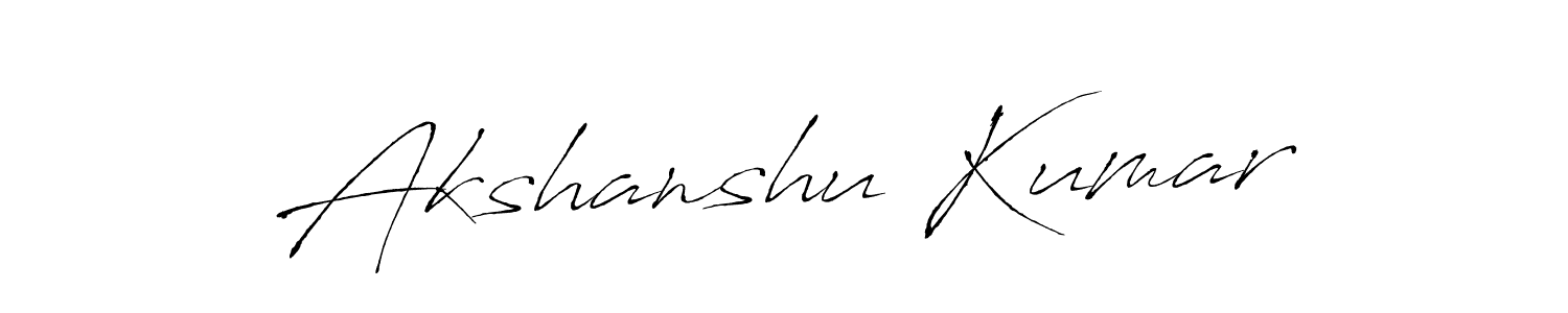 This is the best signature style for the Akshanshu Kumar name. Also you like these signature font (Antro_Vectra). Mix name signature. Akshanshu Kumar signature style 6 images and pictures png